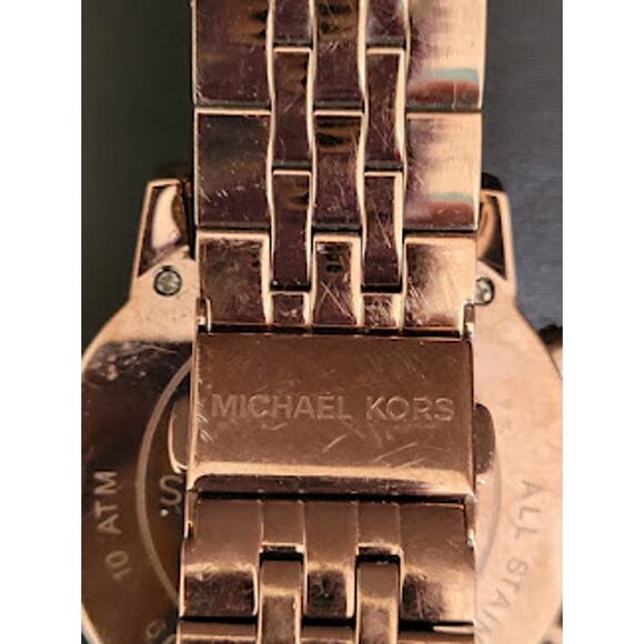 Michael Kors Women's Watch Ritz Brown Dial Brown Chronograph 6 1/2 Inch MK5547 - Picture 8 of 8